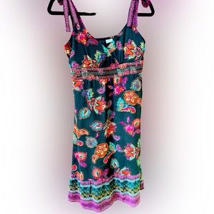 Esprit Floral Print Sundress, Size 4